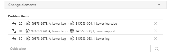Advanced search entry display Advanced search entry display