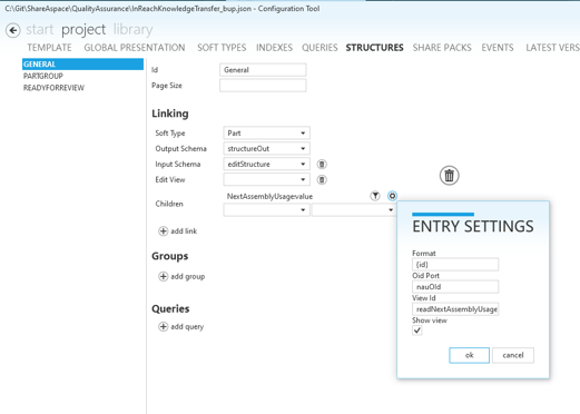 Structure configuration Structure configuration