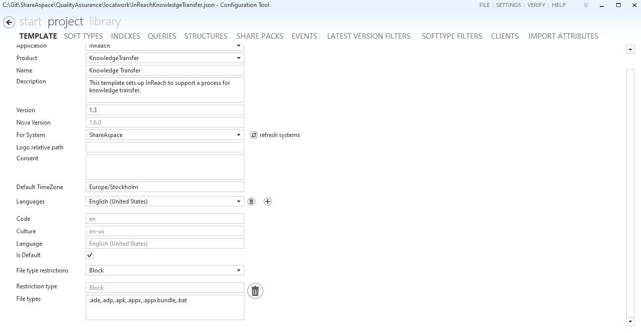 Allowed/Blocked file types Allowed/Blocked file types