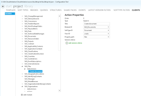 Files static action Files static action