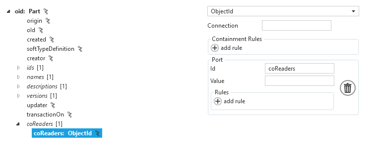 Data section configuration Data section configuration