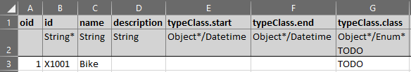 Excel example Excel example