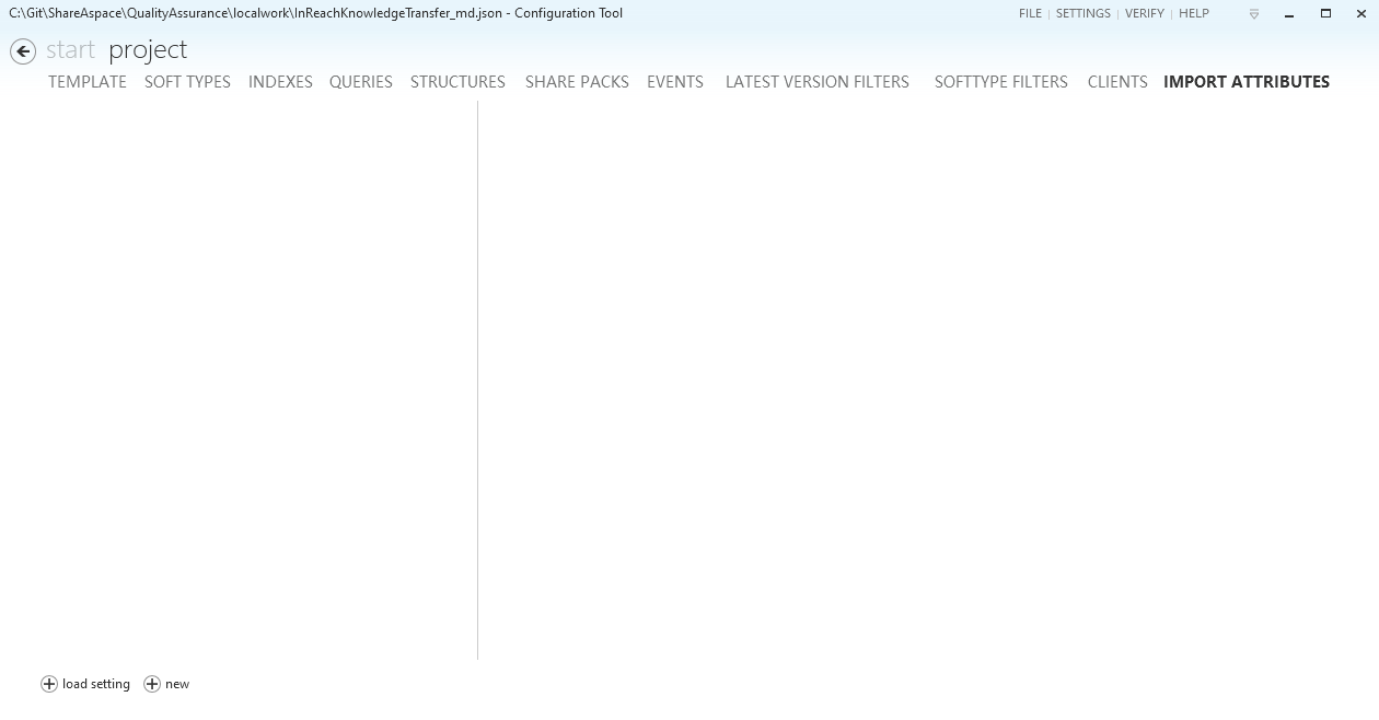 Import attributes Import attributes